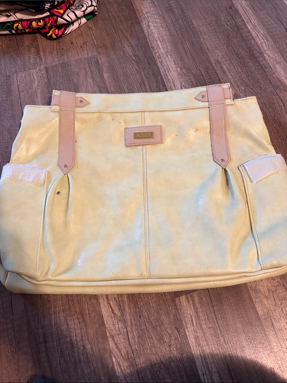 Miche Prima Shell - Mint Green Bag with Beige Trim (Milea)
